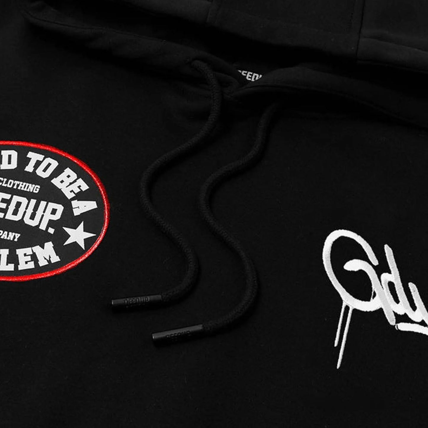 GEEDUP PROUD TO BE A PROBLEM HOODIE - BLACK / RED