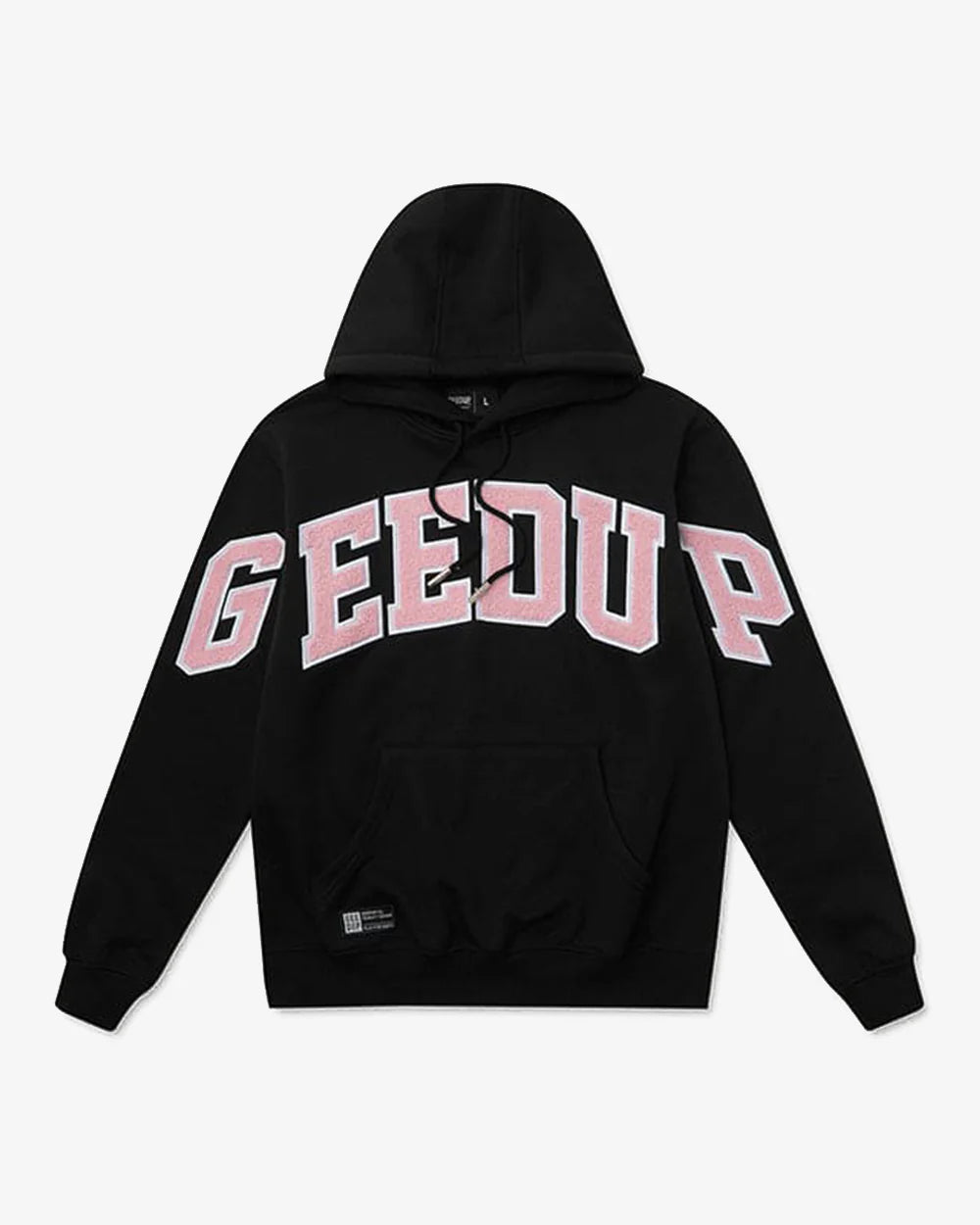 GEEDUP TEAM LOGO HOODIE - DUSTY PINK