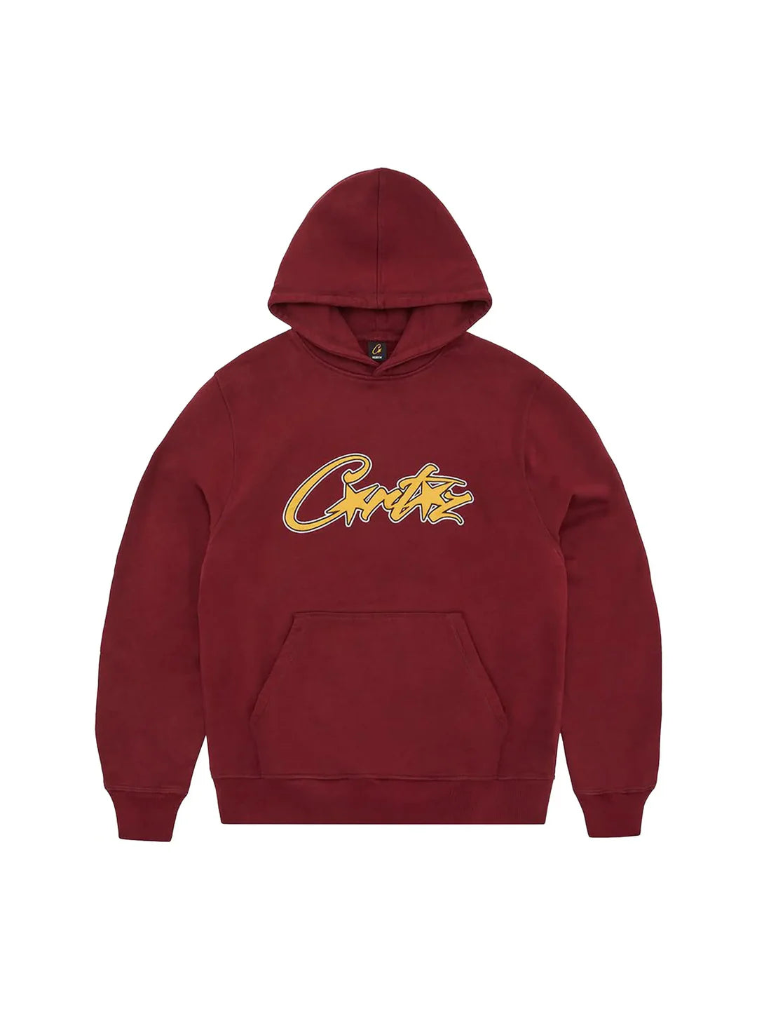CORTEIZ SATIN APPLIQUE ALLSTARZ TRACKSUIT - MAROON / YELLOW