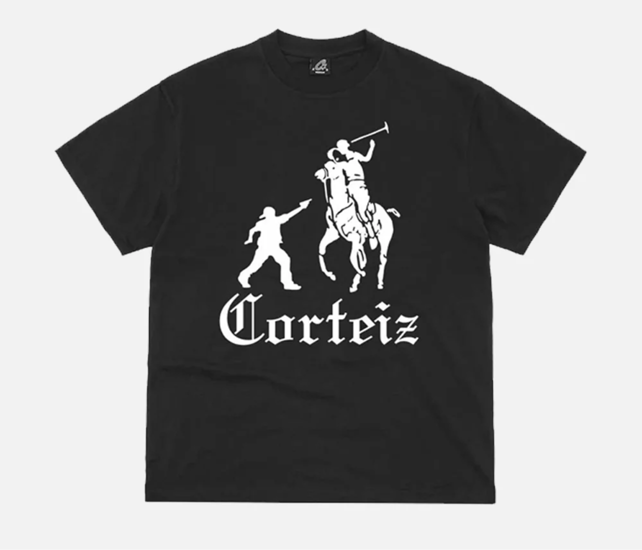 CORTEIZ JACK BOYS TEE - BLACK/WHITE