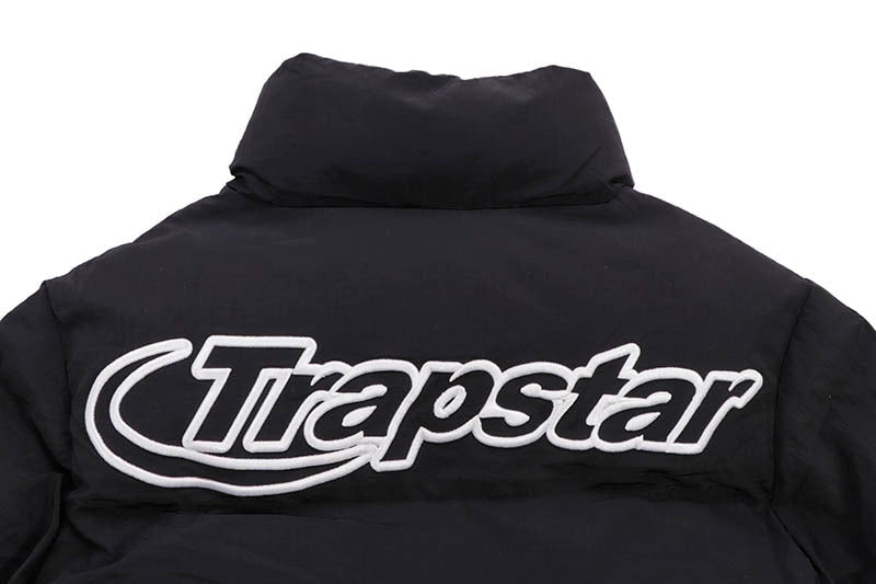 TRAPSTAR HYPERDRIVE RIPSTOP PUFFER - BLACK / WHITE