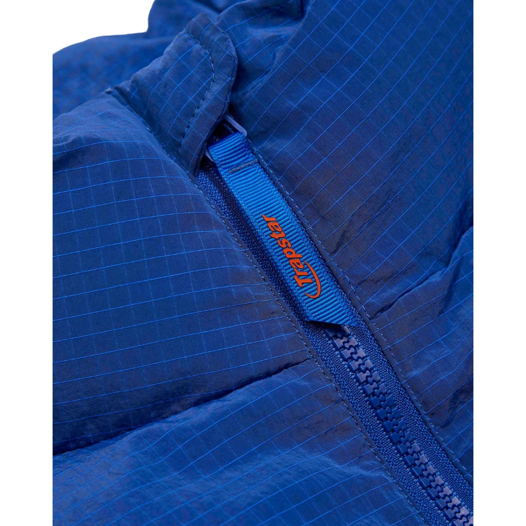 TRAPSTAR HYPERDRIVE RIPSTOP PUFFER - BLUE / ORANGE