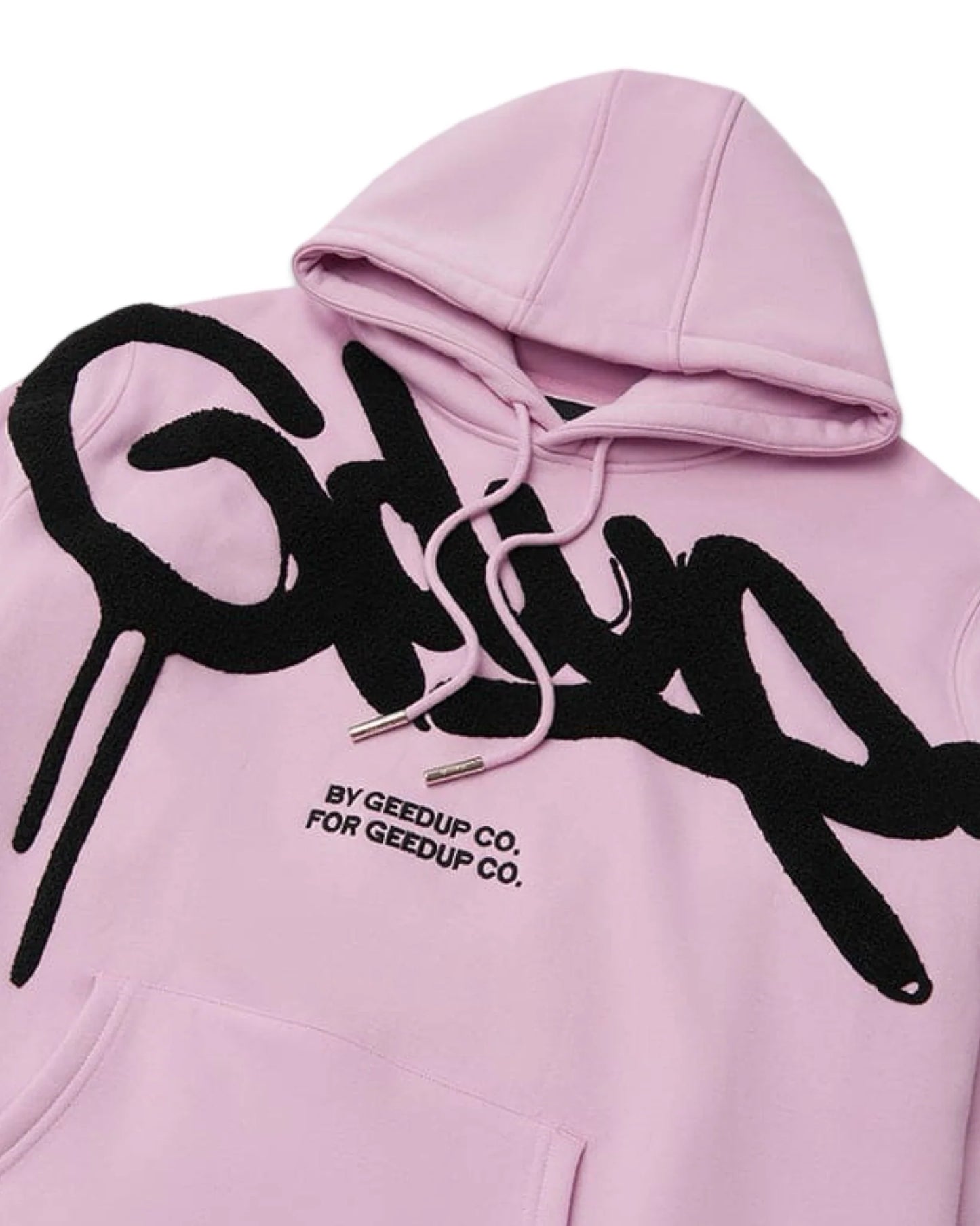GEEDUP HANDSTYLE HOODIE - PINK / BLACK