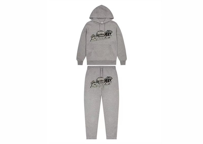 TRAPSTAR SHOOTERS CHENILLE TRACKSUIT - GREY / GREY