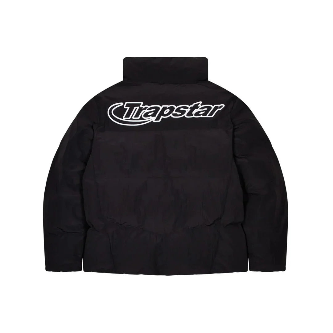 TRAPSTAR HYPERDRIVE RIPSTOP PUFFER - BLACK / WHITE