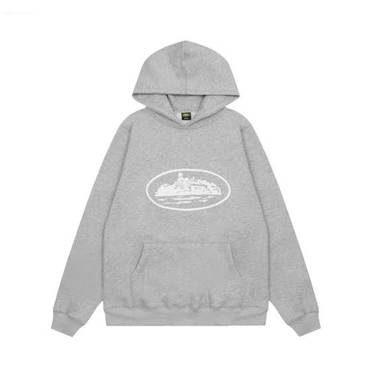 CORTEIZ ALCATRAZ HOODIE - HEATHER GREY