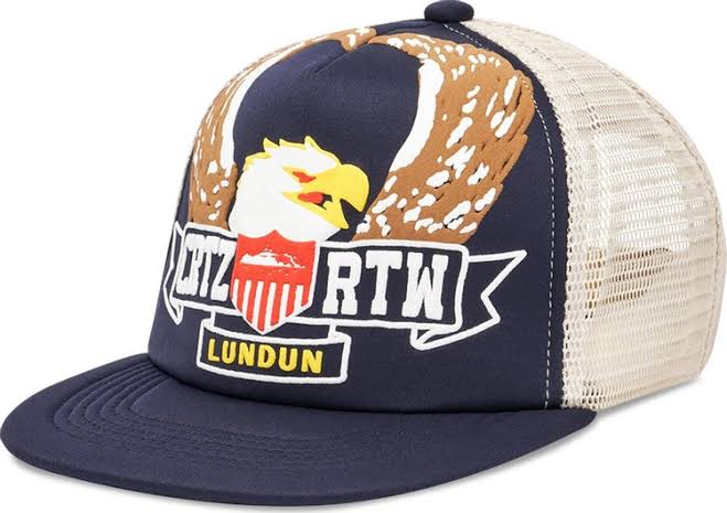 Corteiz Dipset Trucker Cap - Navy