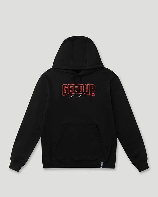 GEEDUP PFK HOODIE - BLACK/ORANGE