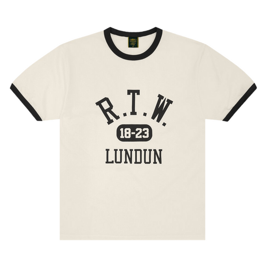 Corteiz College Ringer Tshirt - Off White