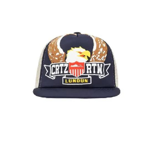 Corteiz Dipset Trucker Cap - Navy