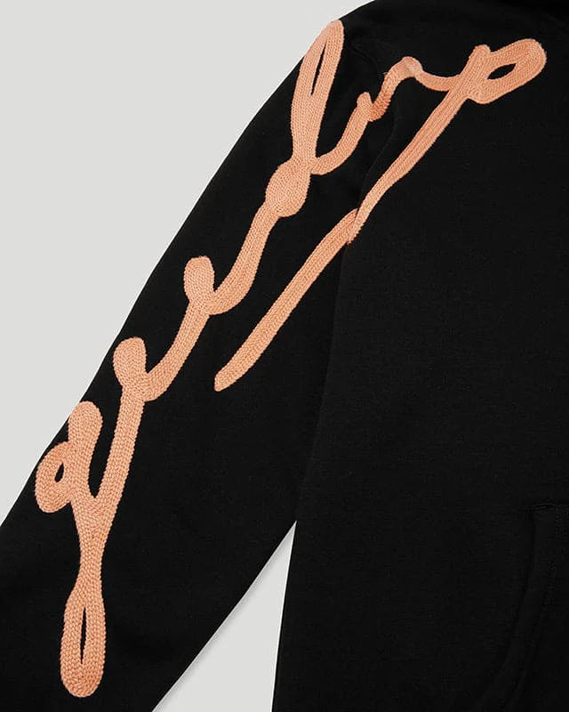 GEEDUP SIGNATURE HOODIE - BLACK / PEACH