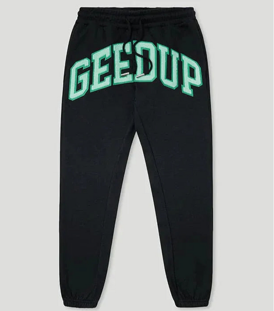 GEEDUP TEAM LOGO TRACKPANT - NAVY/TEAL