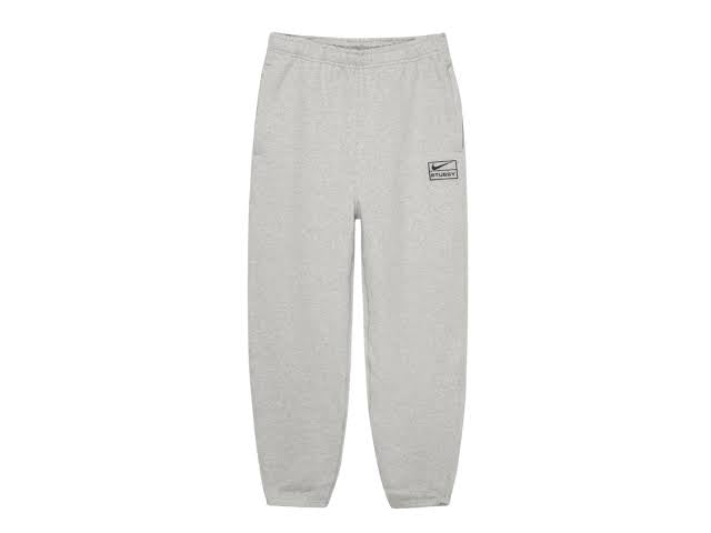 NIKE X STUSSY FLEECE SWEATPANTS - GREY