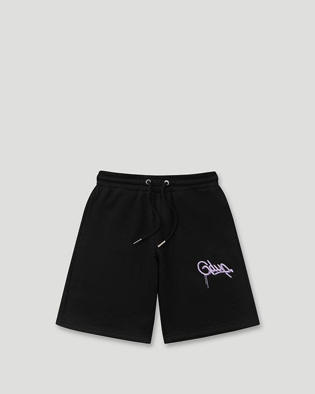 GEEDUP HANDSTYLE SHORTS - BLACK/LAVENDER