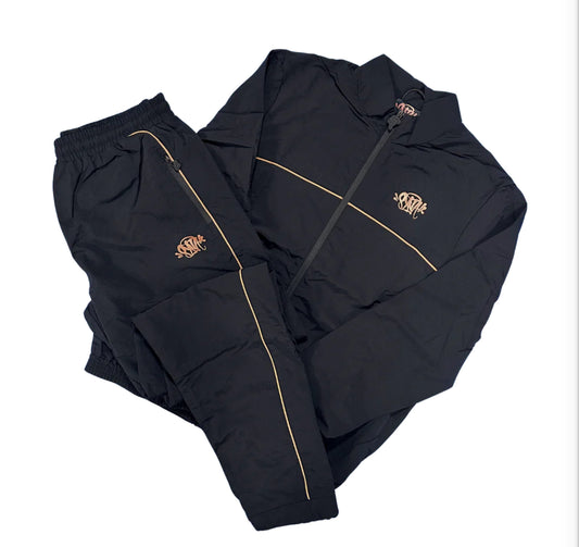 SYNA WORLD TEAM SYNA SHELL TRACKSUIT - BLACK/ROSE GOLD