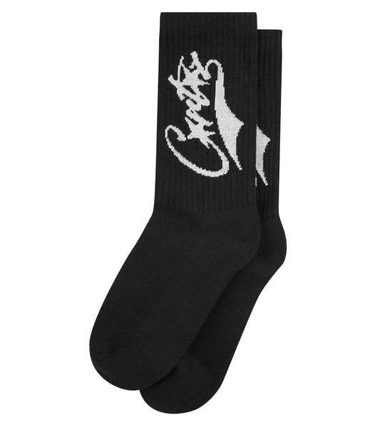 CORTEIZ BASEBALL SOCKS (2 PACK) - BLACK/WHITE