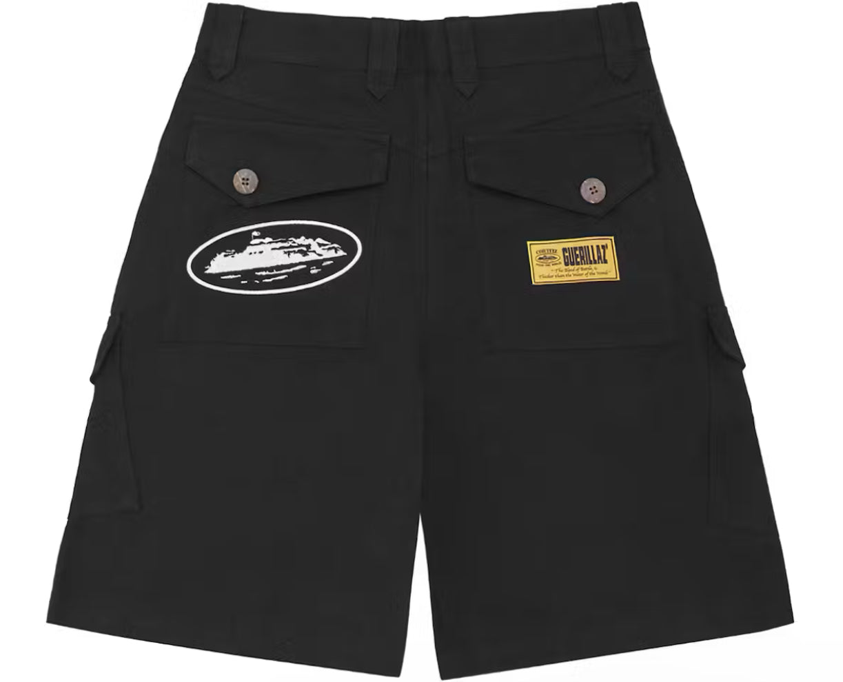 CORTEIZ STORM CARGO SHORTS - BLACK