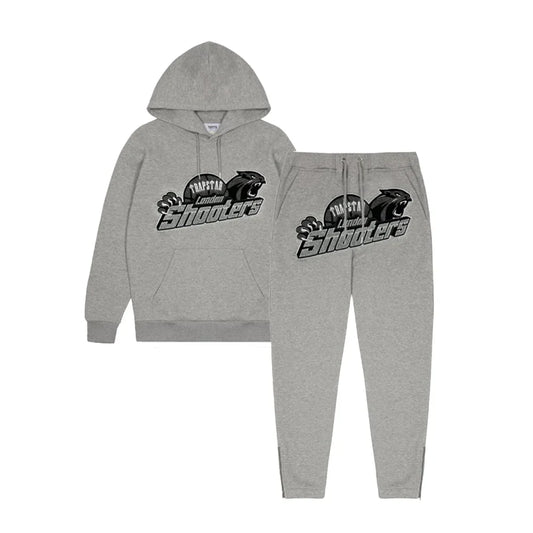 TRAPSTAR SHOOTERS CHENILLE TRACKSUIT - GREY / GREY