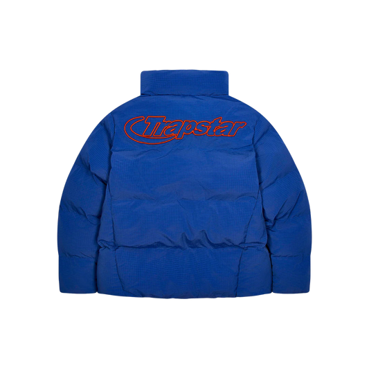 TRAPSTAR HYPERDRIVE RIPSTOP PUFFER - BLUE / ORANGE