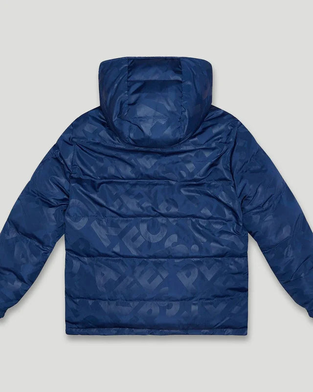 GEEDUP PFK REVERSIBLE DUCK DOWN JACKET - BLUE/ORANGE