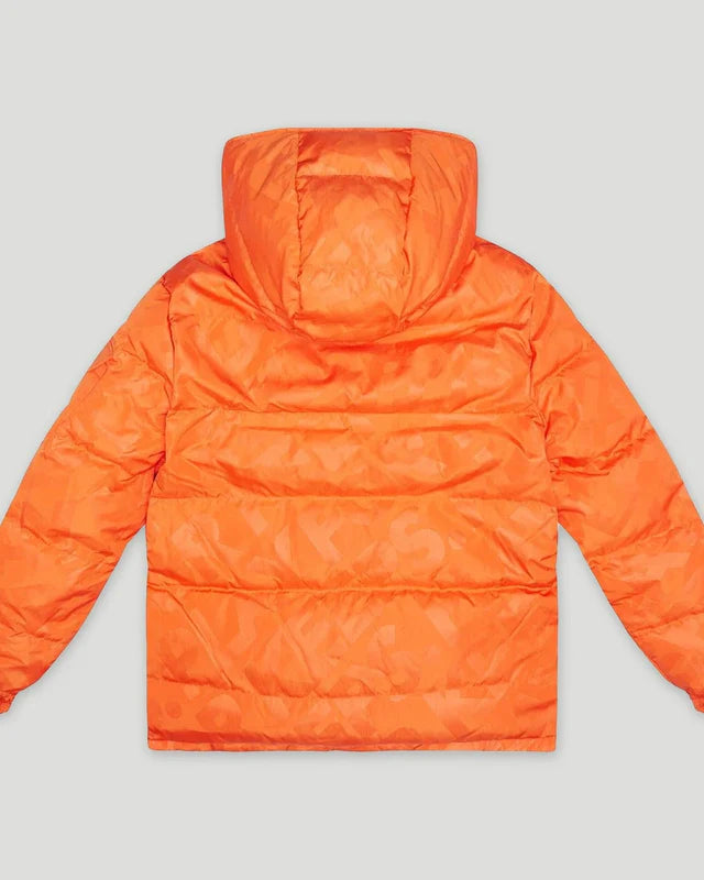 GEEDUP PFK REVERSIBLE DUCK DOWN JACKET - BLUE/ORANGE