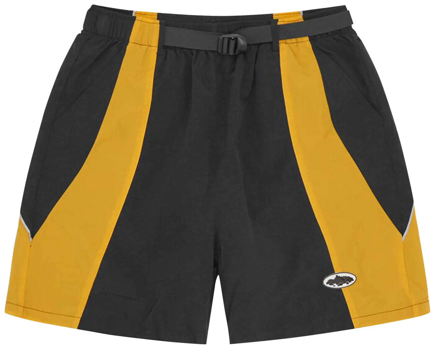 CORTEIZ SPRING SHORTS - BLACK/YELLOW