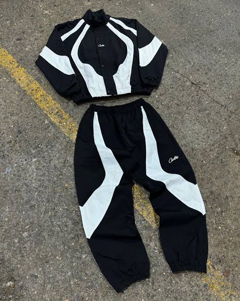 CORTEIZ VERTIGO SHUKU TRACKSUIT SET - BLACK/WHITE