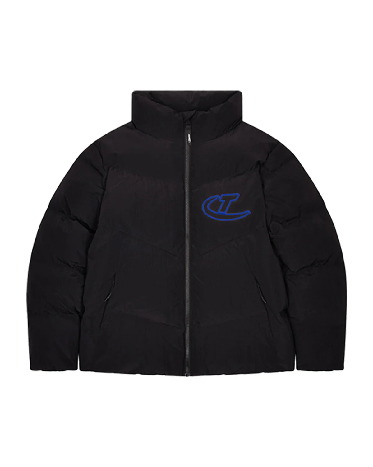 Trapstar Hyperdrive Ripstop Puffer - Black/Blue