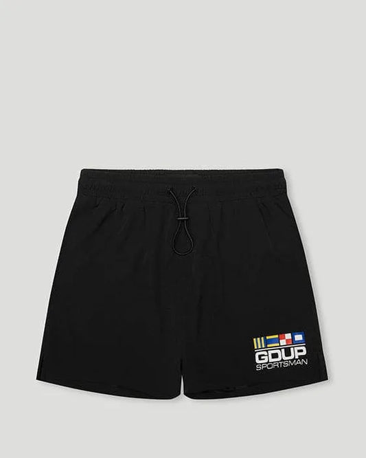 GEEDUP SPORTSMAN FLAG SHORTS - BLACK