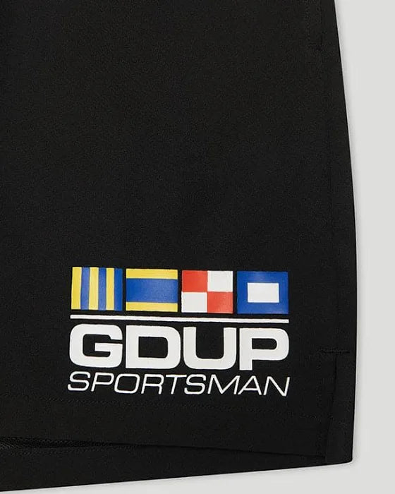 GEEDUP SPORTSMAN FLAG SHORTS - BLACK