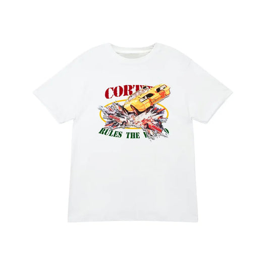 Corteiz Car Crash Tee - White