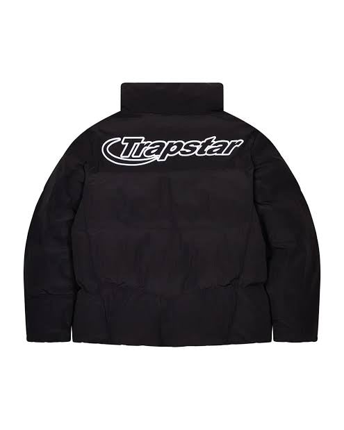 Trapstar Hyperdrive Ripstop Puffer Jacket - Black/White