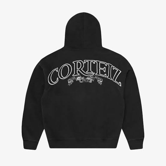 CORTEIZ SUPERIOR ROYALE ZIP HOODIE - BLACK