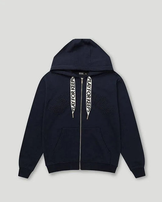 GEEDUP PFK LACED ZIP JACKET - NAVY