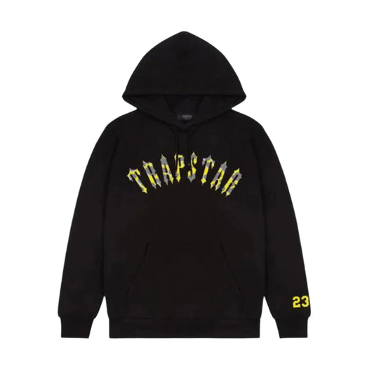 TRAPSTAR X CENTRAL CEE ARCH HOODIE - BLACK