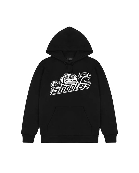 TRAPSTAR SHOOTERS HOODIE - BLACK / WHITE