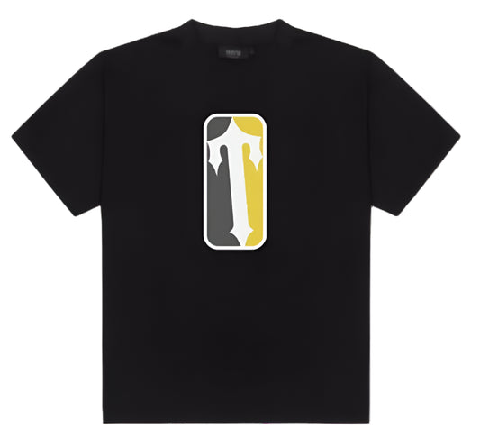TRAPSTAR X CENTRAL CEE GAME TIME TEE - BLACK