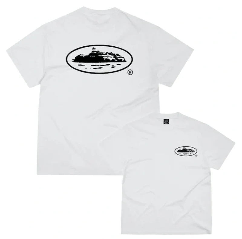 Corteiz OG Alcatraz Tee - White