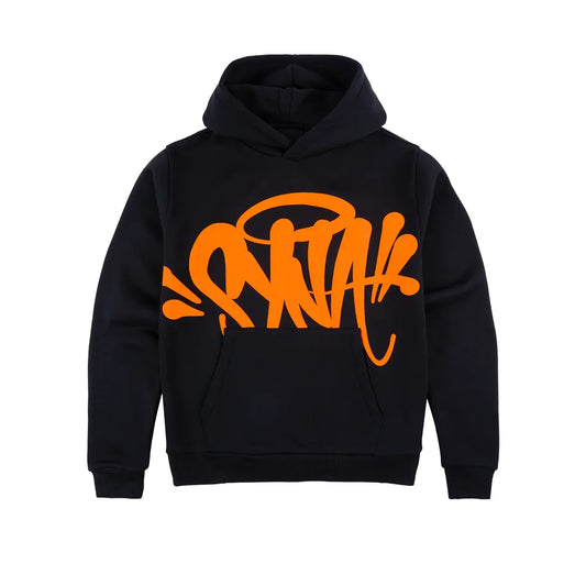SYNAWORLD TEAM SYNA HOODIE - GREY MARL / WHITE